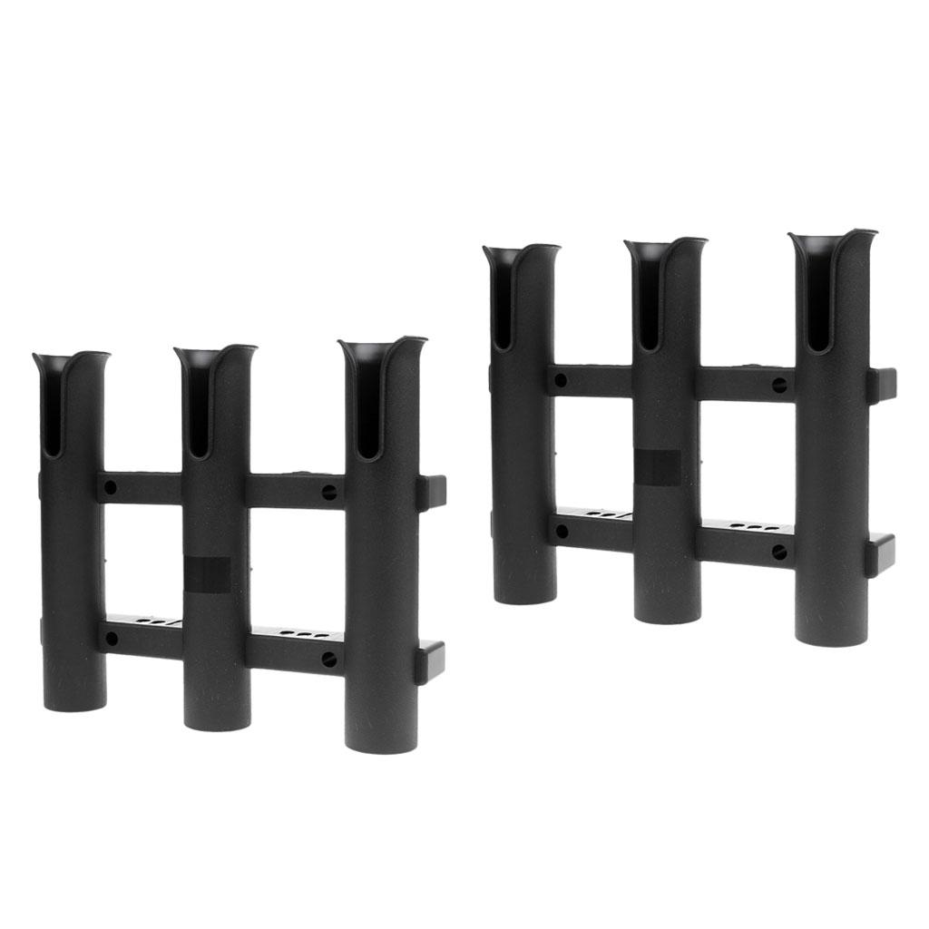 Fishing Boat Trailer - Black PP Fishing Rod Holder Rack