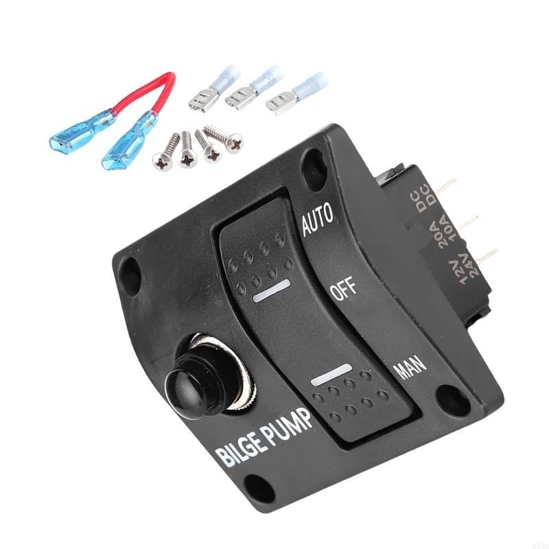 Fishing Boat Bilge Pump - R53D Upgrades Bilge Switch Panel 3