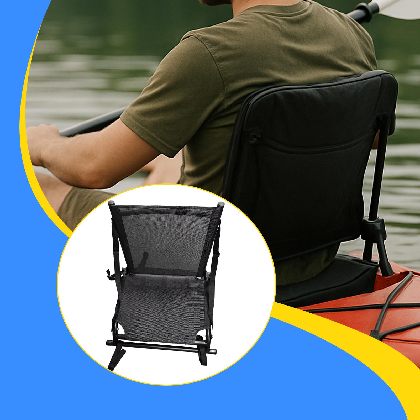 Fishing Boat Inflatable - Kayak Seat with Back Support,Folded,for Sit