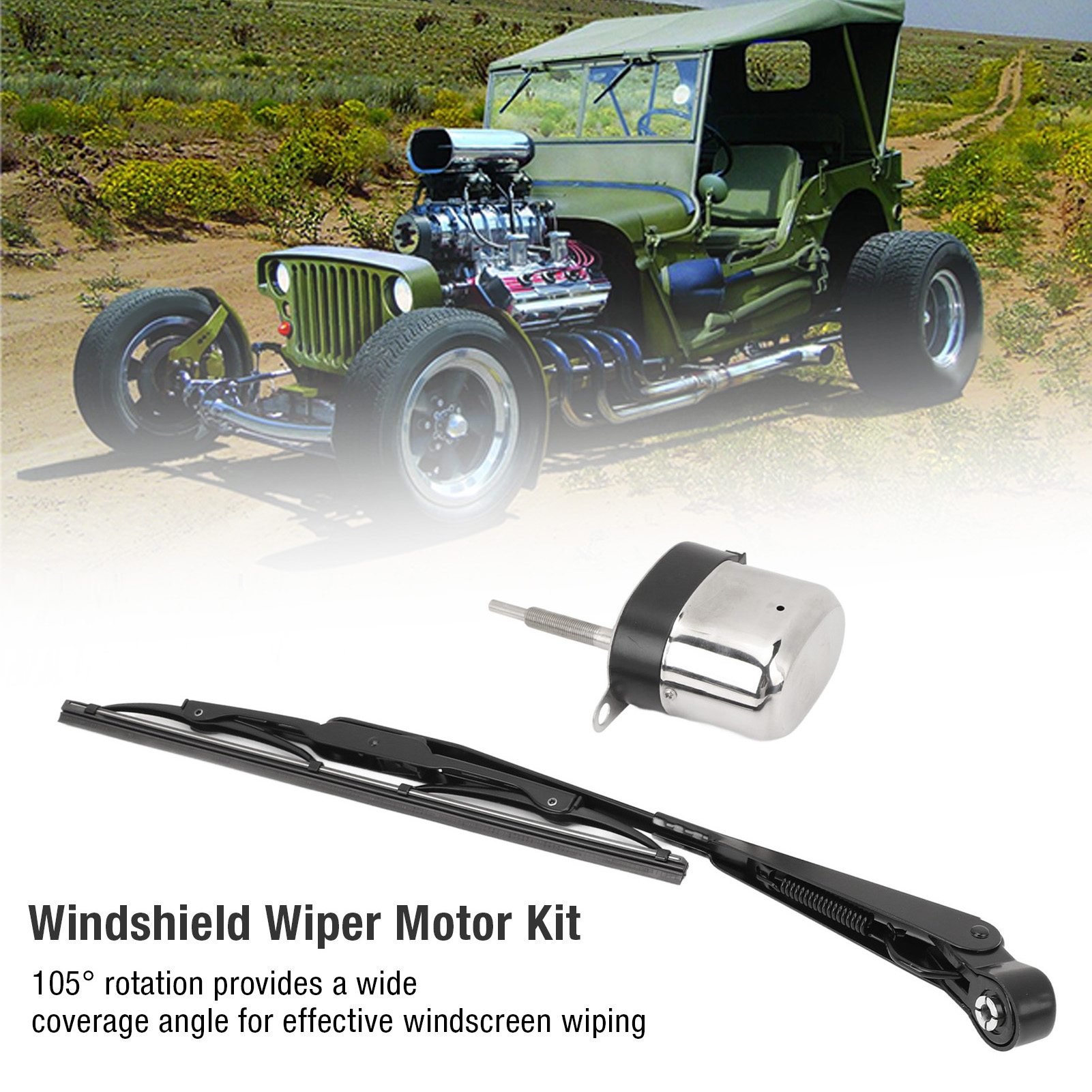 Electric Motor Windshield Wipe - Fishing Boat Trolling Motor reseña y precio
