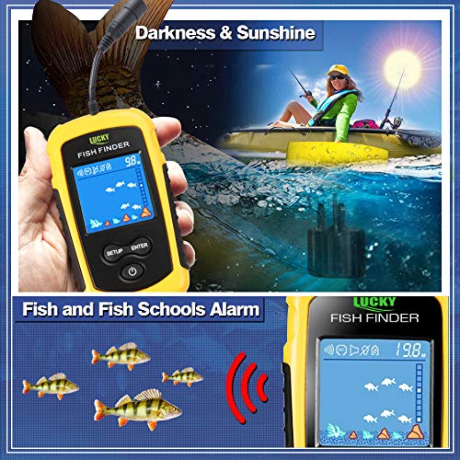 Kayak Portable Fish Depth Find - Fishing Boat Depth Finder reseña y precio