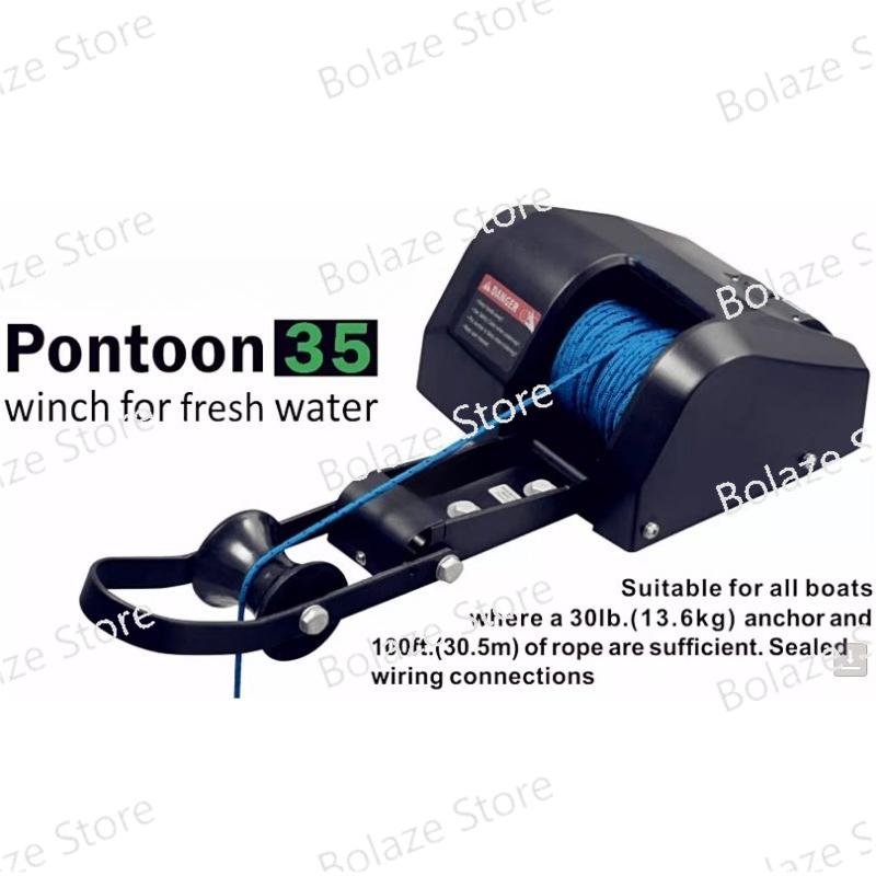 Marine Electric Windlass Saltw - Fishing Boat Anchor Winch reseña y precio