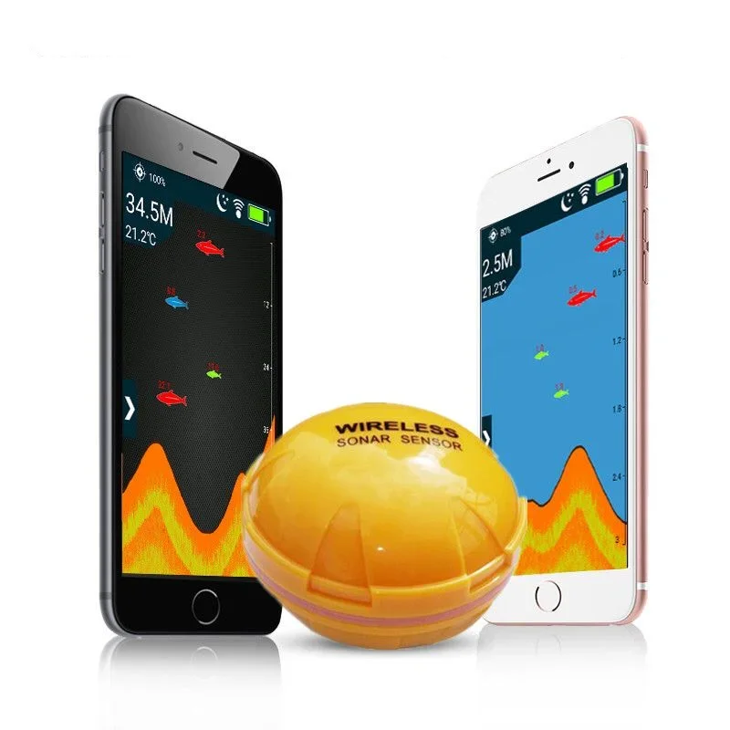 Portable Wireless blue and too - Fishing Boat Depth Finder reseña y precio