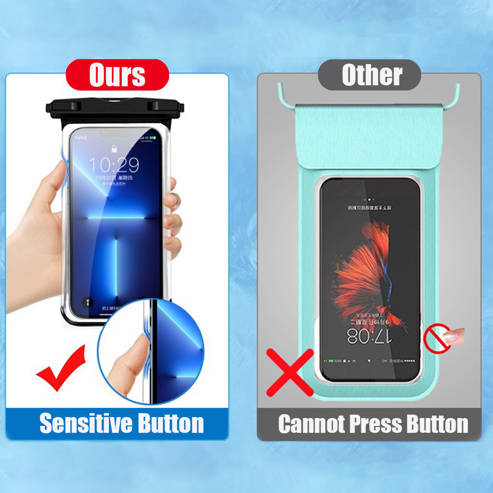 Waterproof Phone Case Swimming - Fishing Boat Cover reseña y precio