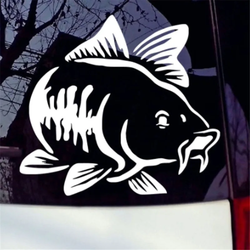 Car Sticker Cartoon Carp Fishi - Fishing Boat Oar reseña y precio