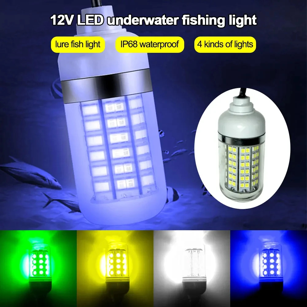 12V Underwater Lamp 15W 108 LE - Fishing Boat Navigation Light reseña y precio