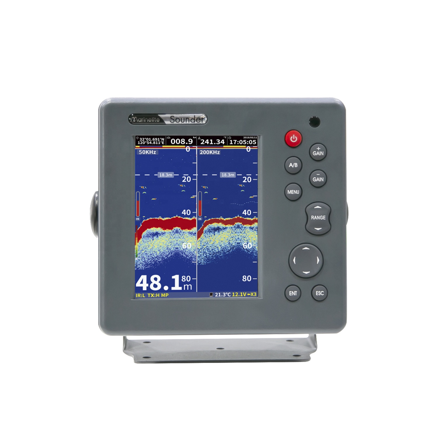 Commercial 6-inch Fish Finder  - Fishing Boat Depth Finder reseña y precio