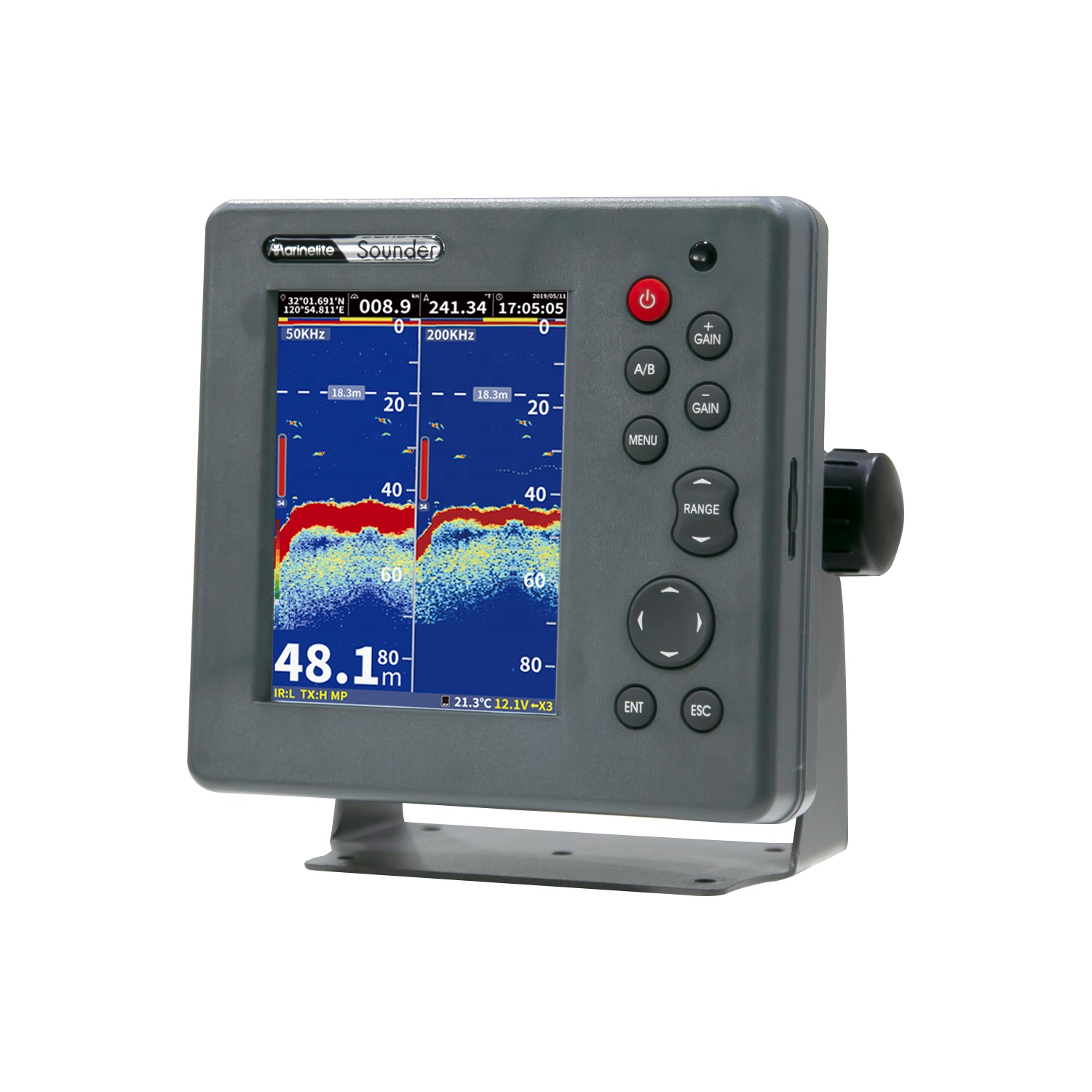 Commercial 6-inch Fish Finder  - Fishing Boat Depth Finder reseña y precio