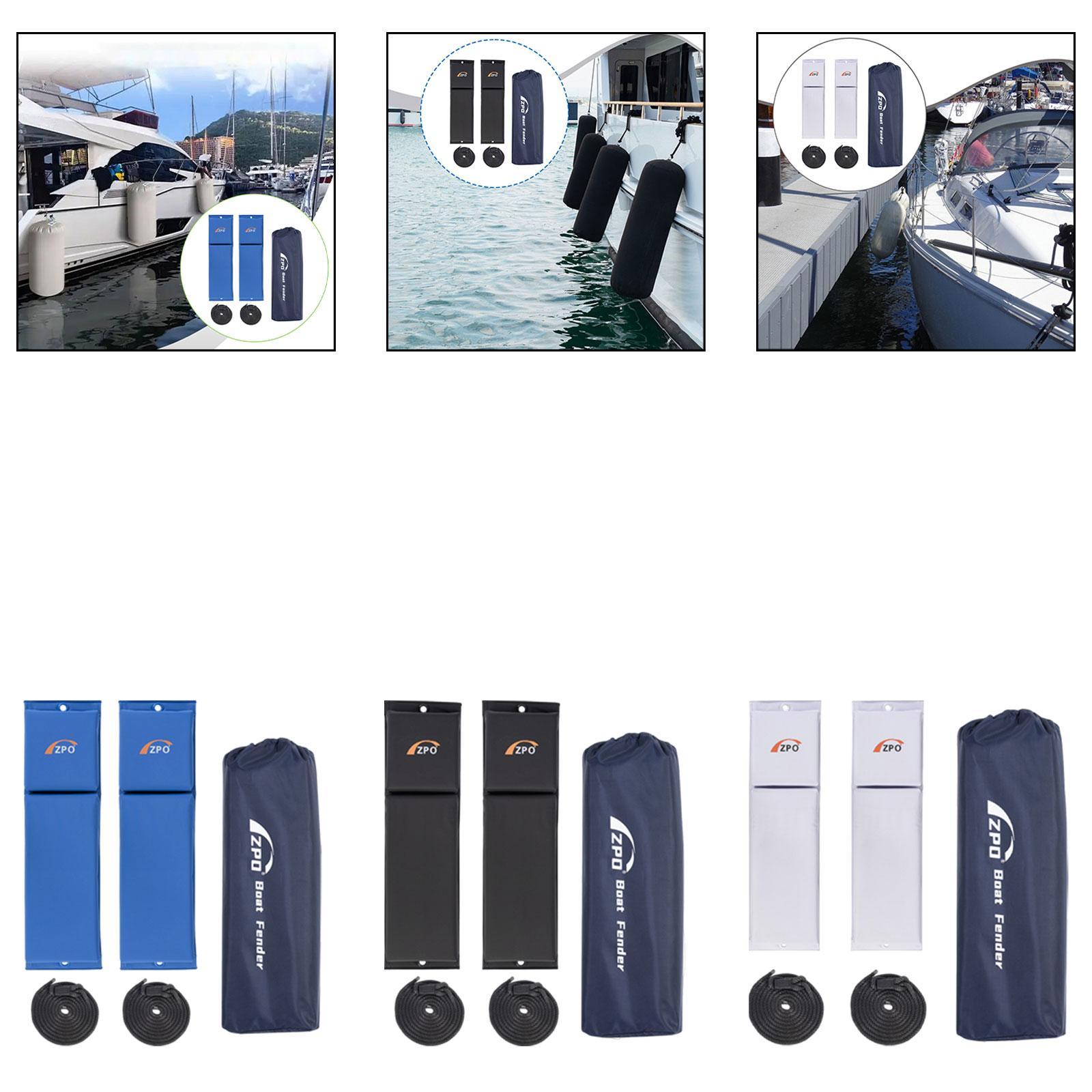2Pcs Flat Boat Fender with Rop - Fishing Boat Paddle reseña y precio