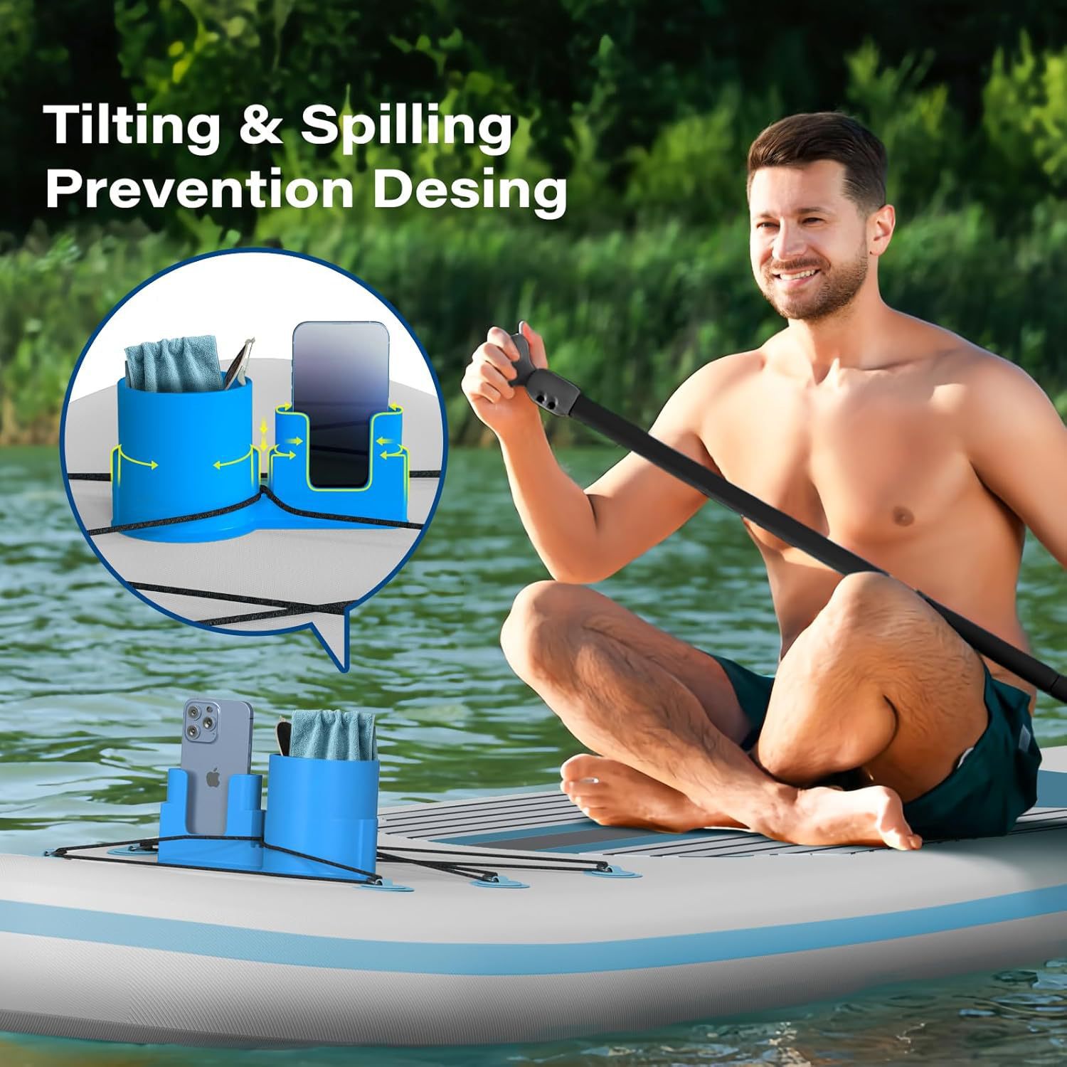 Kayak Drink Holder Surfboard K - Fishing Boat Anchor reseña y precio