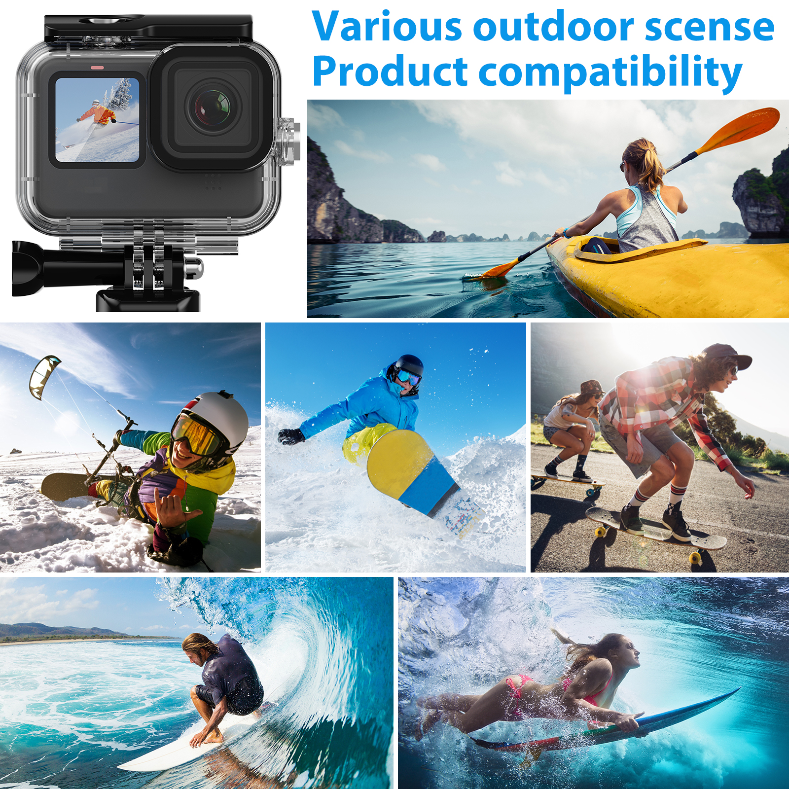 Action Camera Accessories For  - Fishing Boat Cover reseña y precio