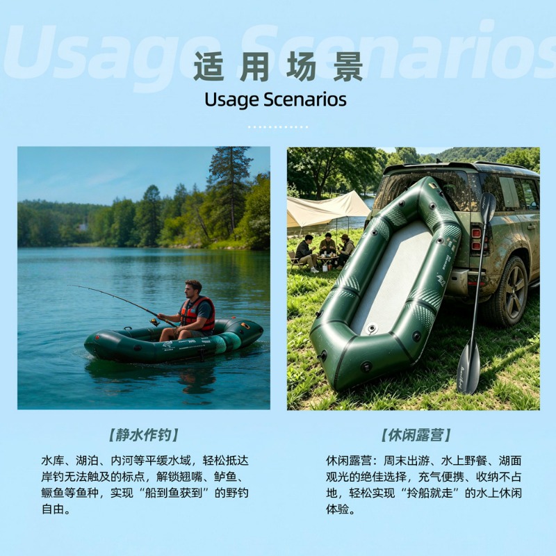 BLFst Fly Fishing Boat TPU Bac - Fishing Boat Inflatable reseña y precio