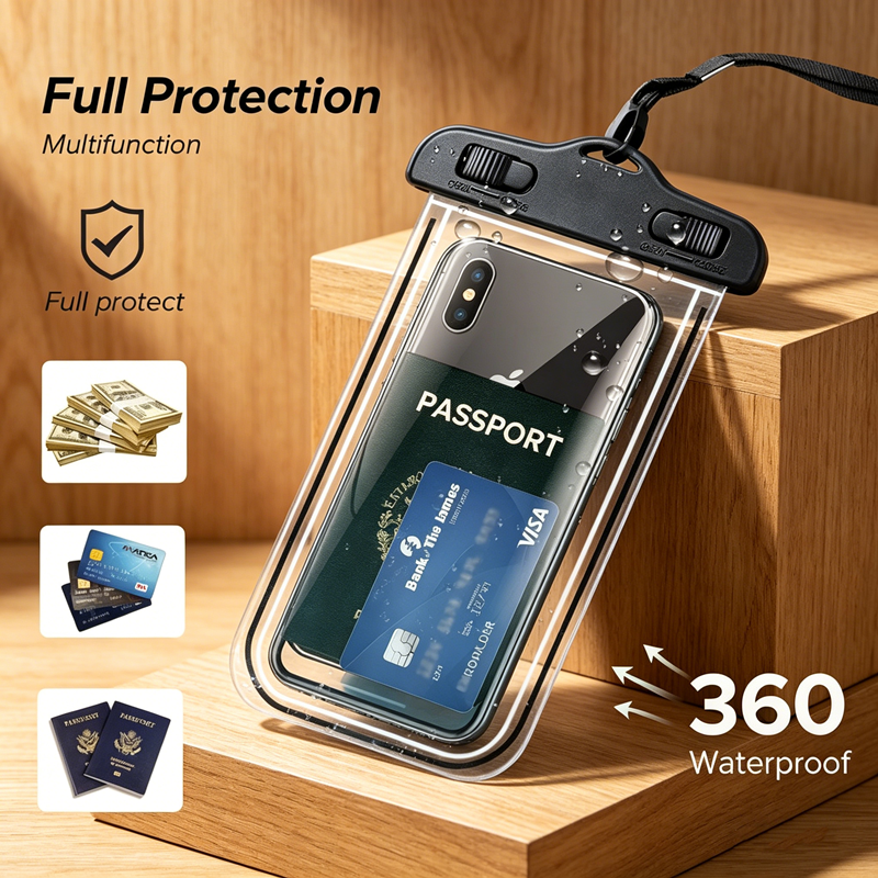 Waterproof Phone Case Swimming - Fishing Boat Cover reseña y precio