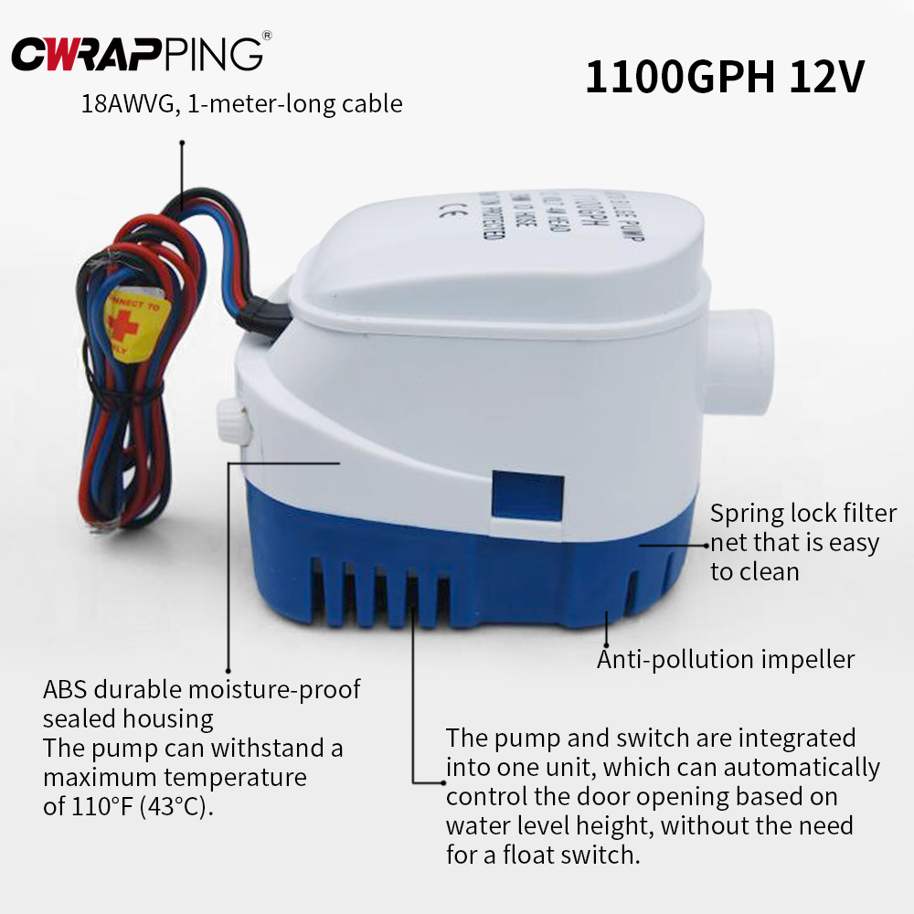 Car RV Bilge Pump for Boats Ac - Fishing Boat Bilge Pump reseña y precio