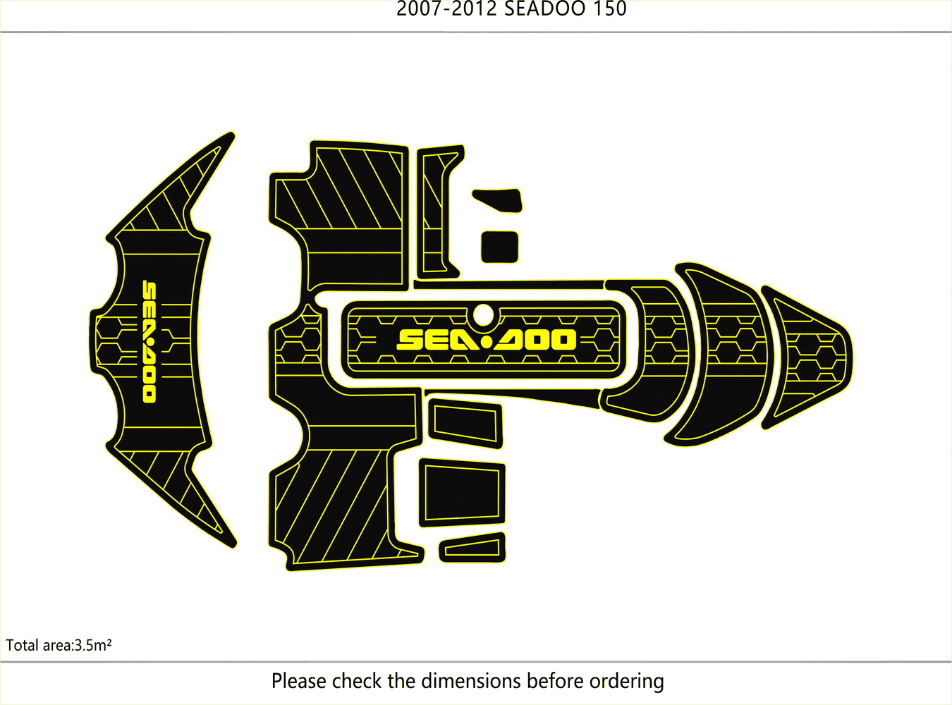 2007-2012 Sea Doo 150  Speedst - Fishing Boat Fiberglass reseña y precio
