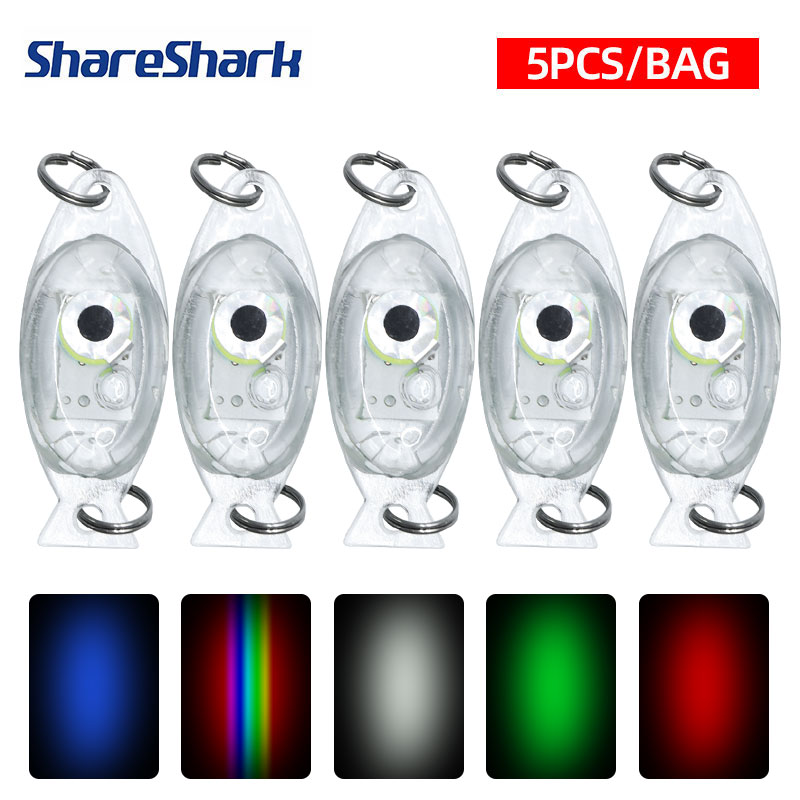 ShareShark 5pcs Deep Drop Fish - Fishing Boat Navigation Light reseña y precio