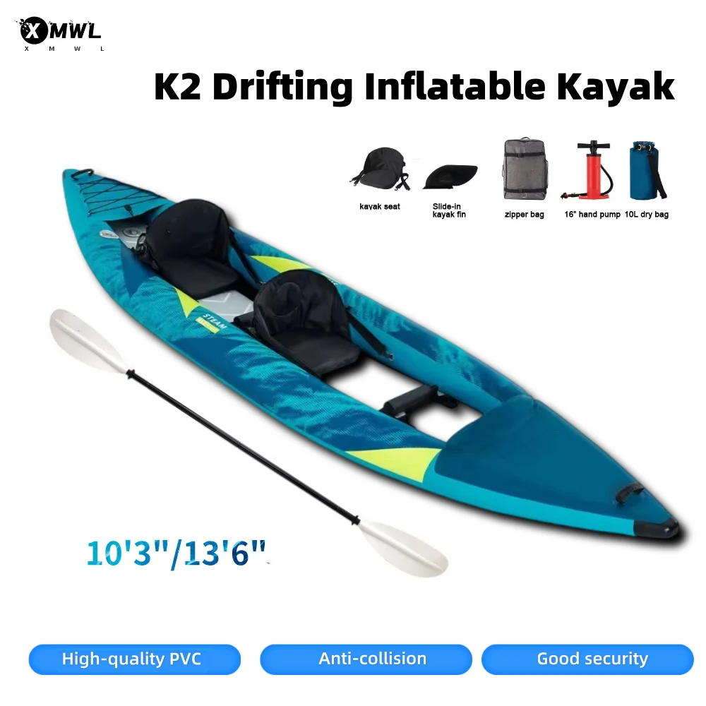 Canoe Kayak Inflatable Boat 1- - Fishing Boat Oar reseña y precio