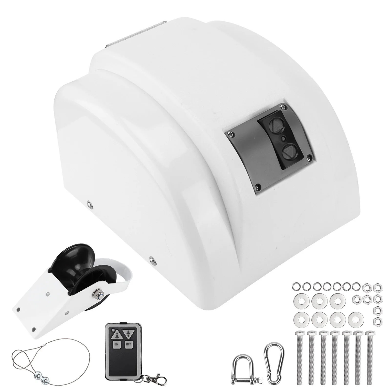 30LBS 12V Electric Winch Marin - Fishing Boat Anchor Winch reseña y precio