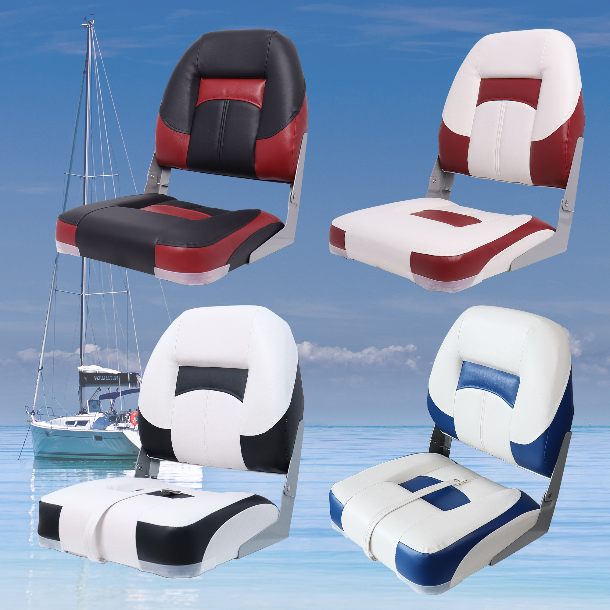 Folding Bass Boat Seats Classi - Fishing Boat Seat reseña y precio