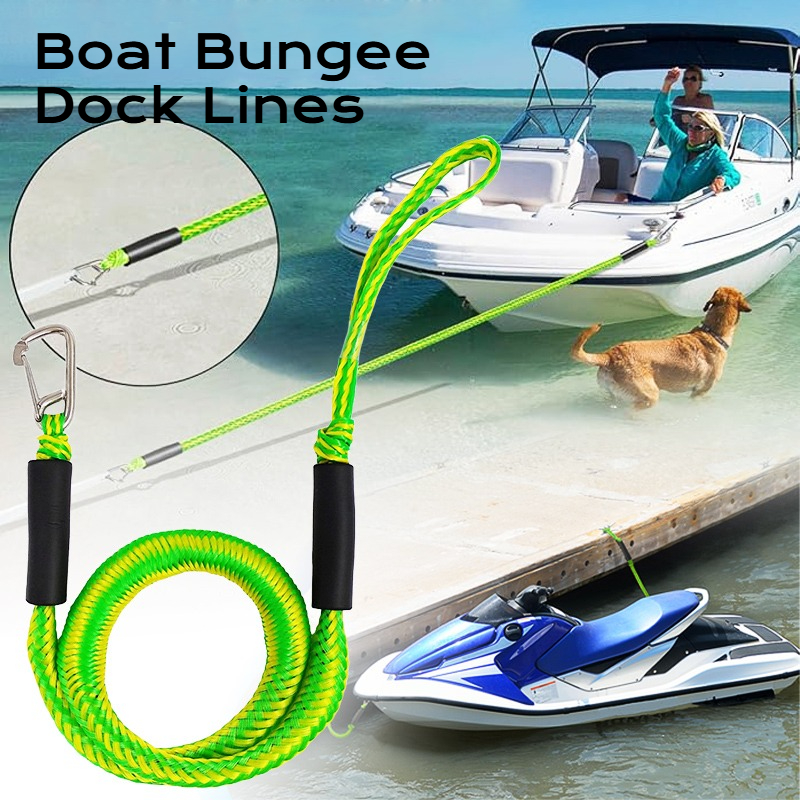 Boat Bungee Dock Line M8 Hook  - Fishing Boat Anchor reseña y precio