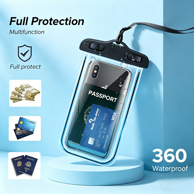 Waterproof Phone Case Swimming - Fishing Boat Cover reseña y precio