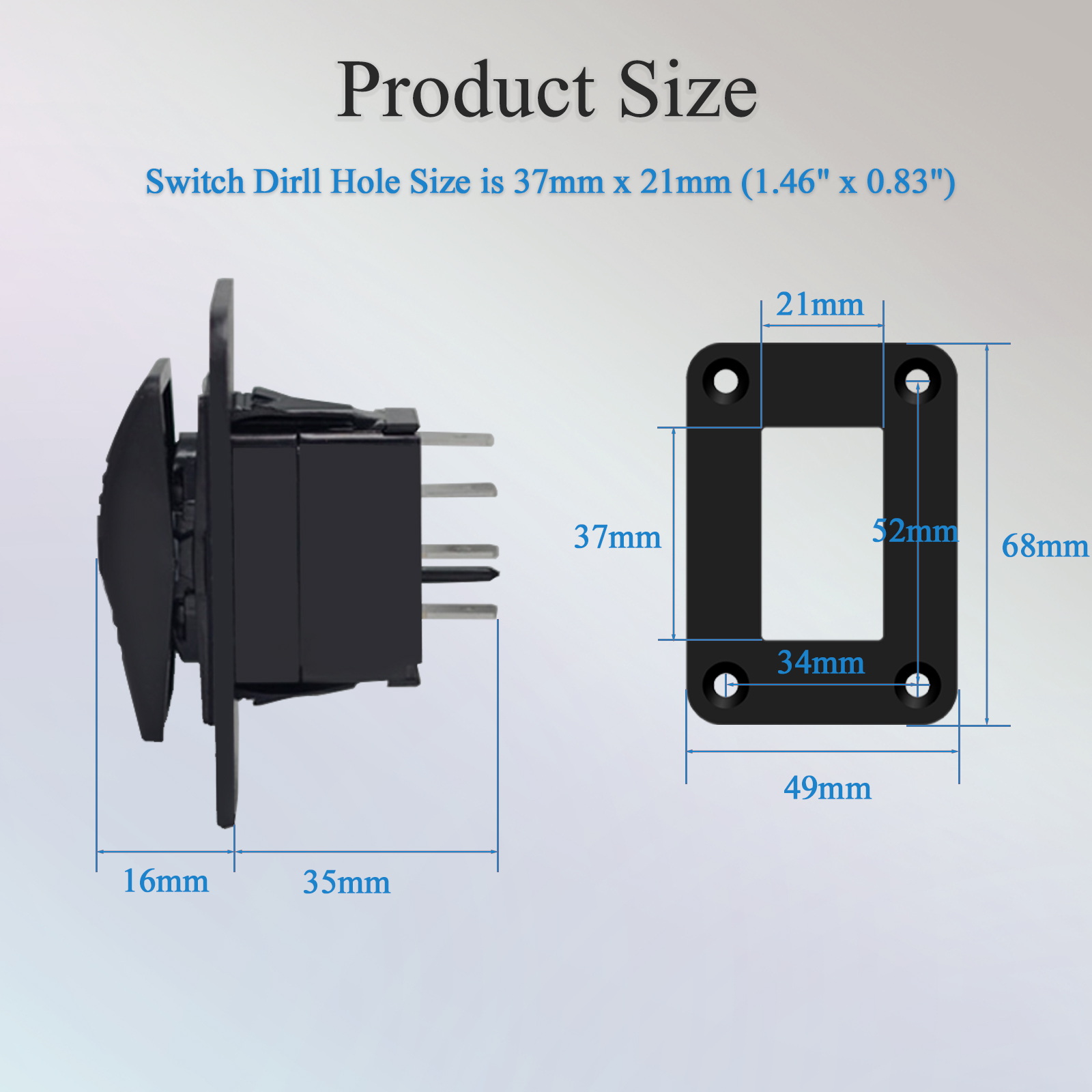 3 Way Bilge Pump Rocker Switch - Fishing Boat Bilge Pump reseña y precio