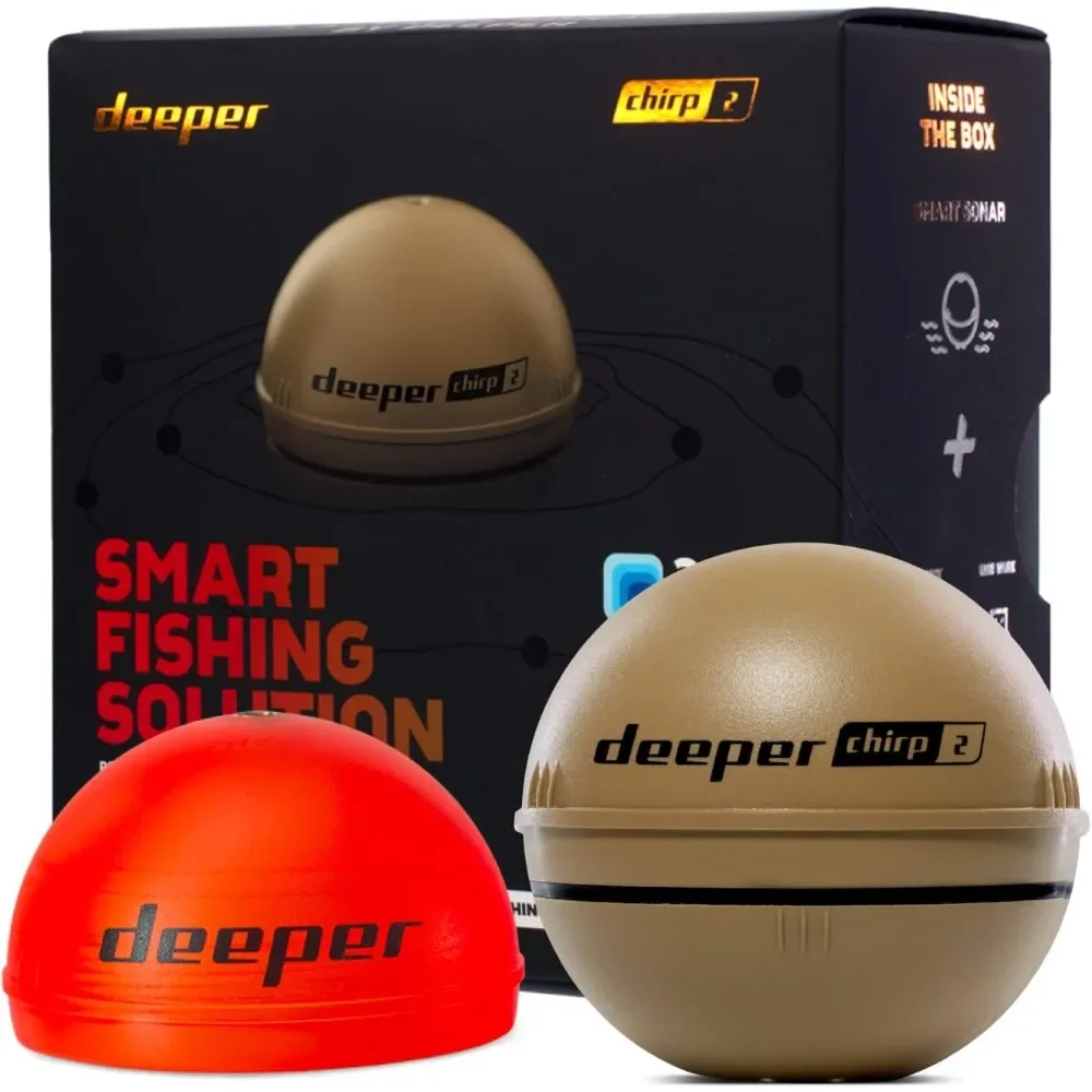 A  Chirp 2 Sonar Fish Finder - - Fishing Boat Depth Finder reseña y precio