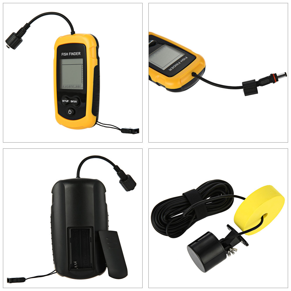 Alarm 100M Portable Sonar Fish - Fishing Boat Depth Finder reseña y precio