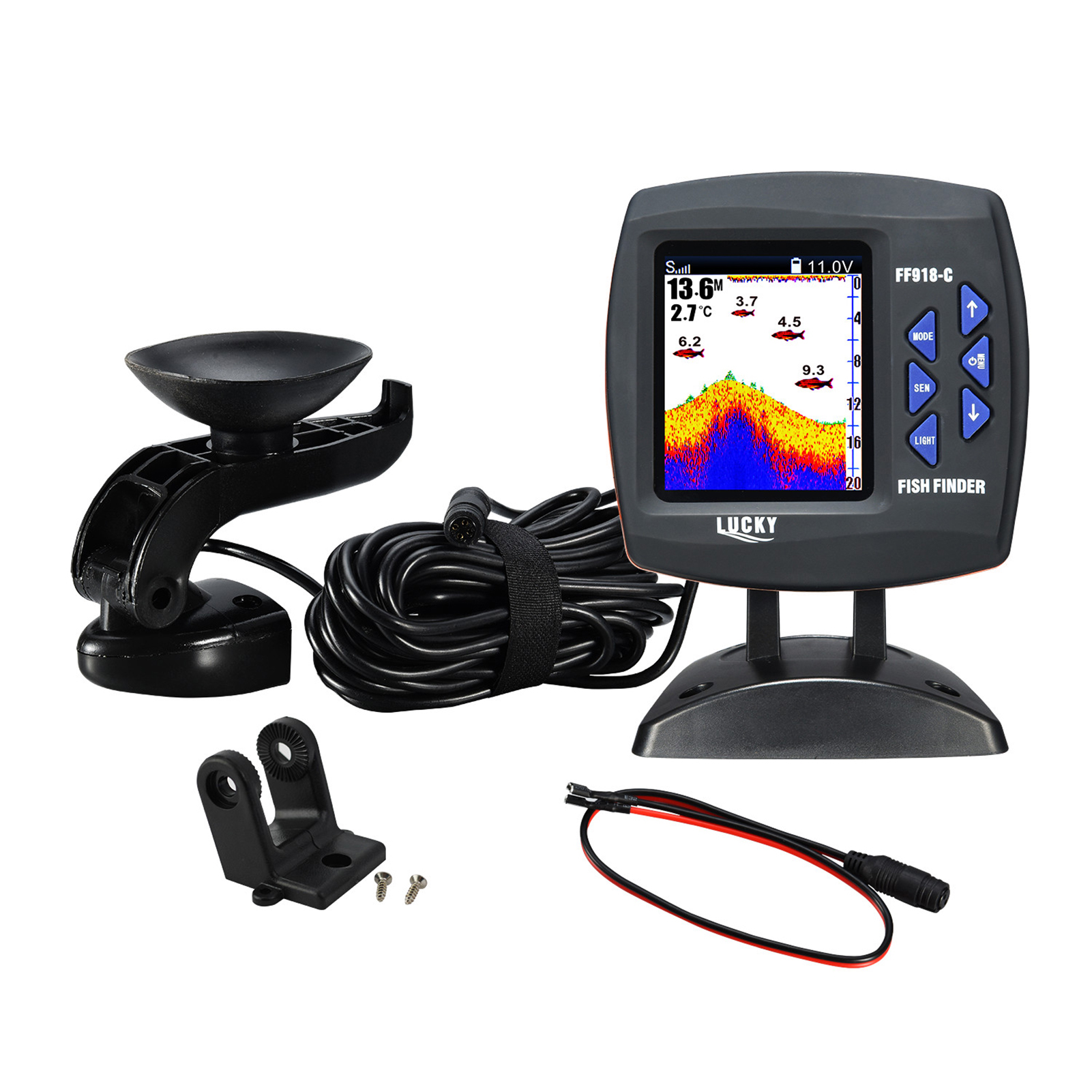 Fish Finder Wireless Sonar Sen - Fishing Boat Depth Finder reseña y precio