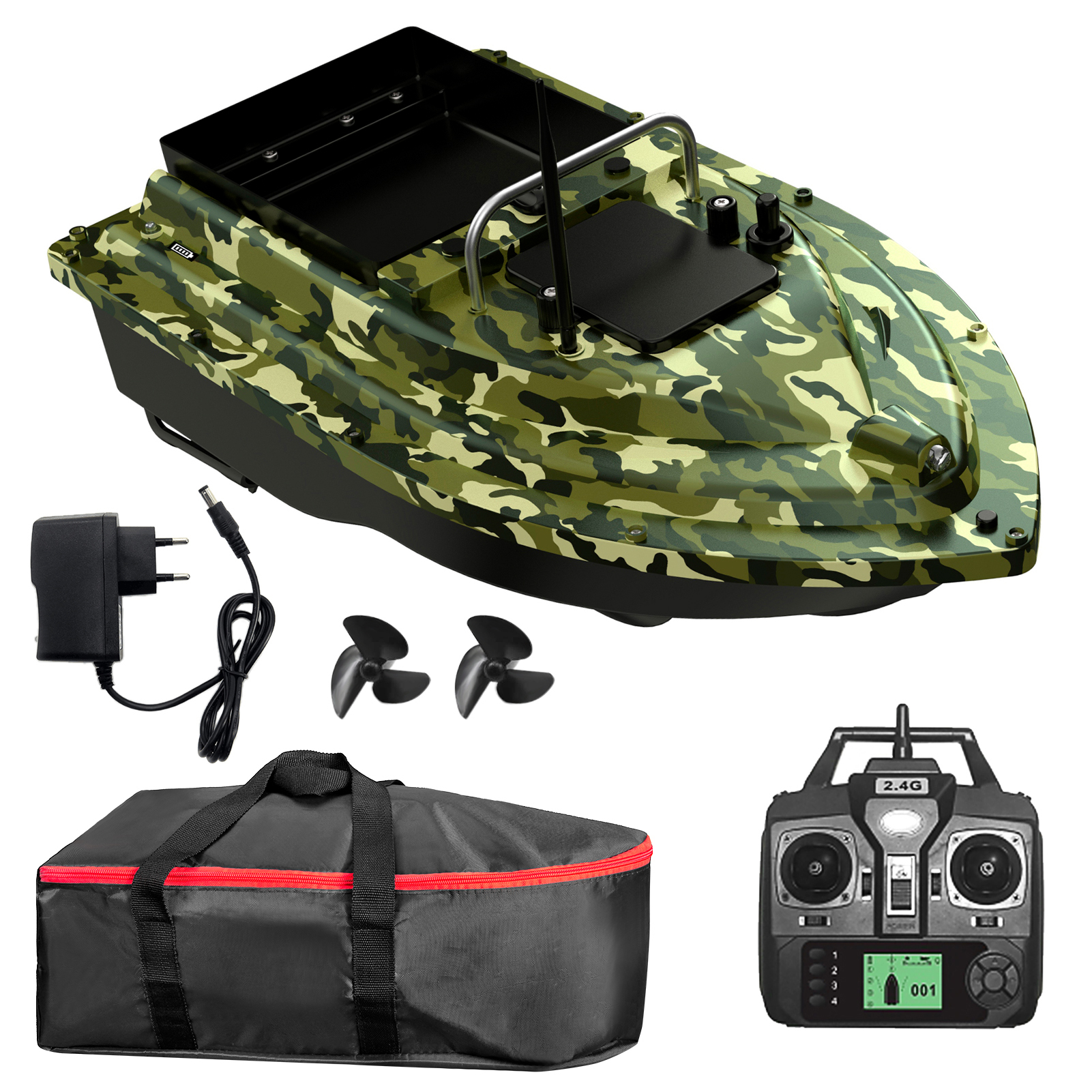 D16E GPS Fishing Bait Boat wit - Fishing Boat Gps reseña y precio