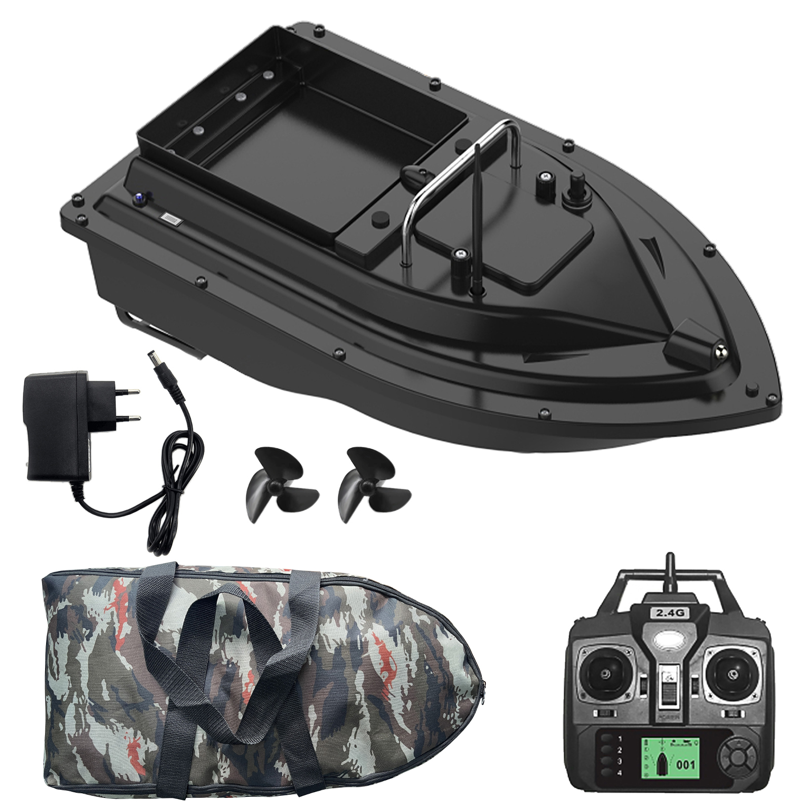 D16E GPS Fishing Bait Boat wit - Fishing Boat Gps reseña y precio