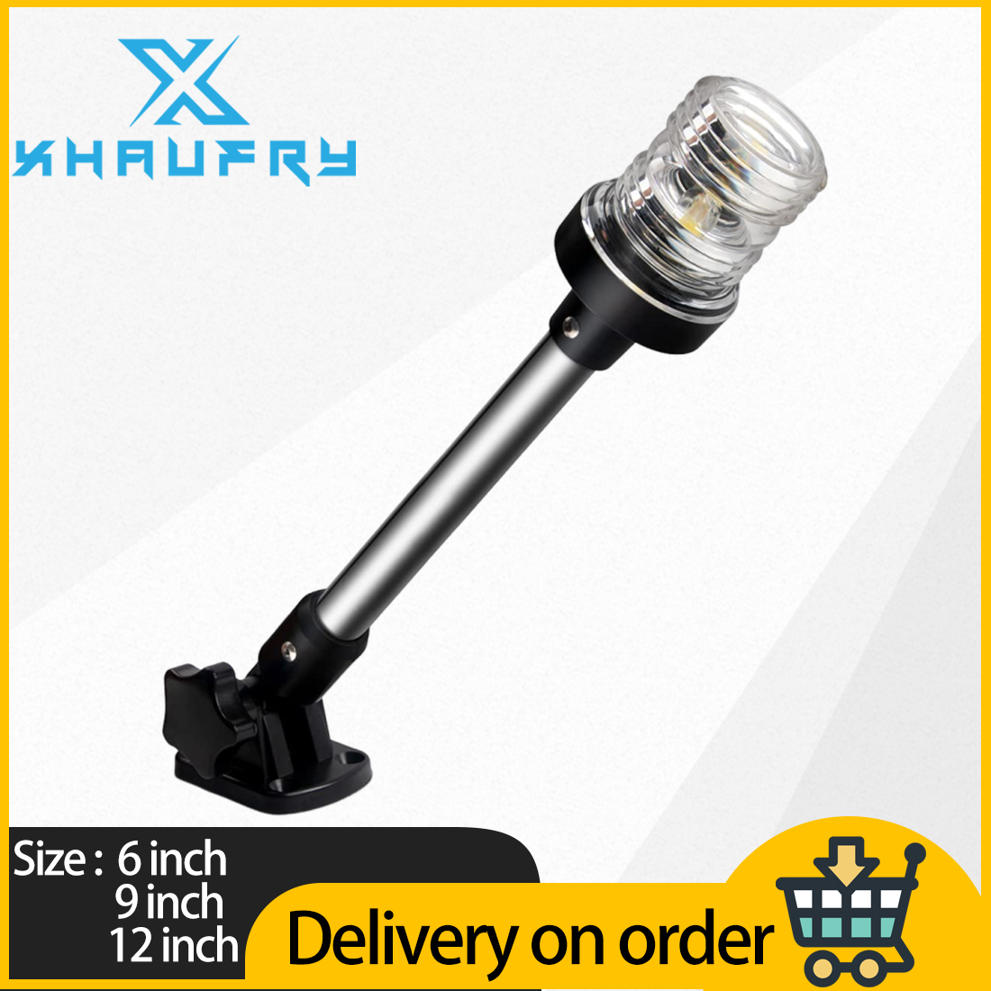 360 Degree White LED Fold Down - Fishing Boat Navigation Light reseña y precio