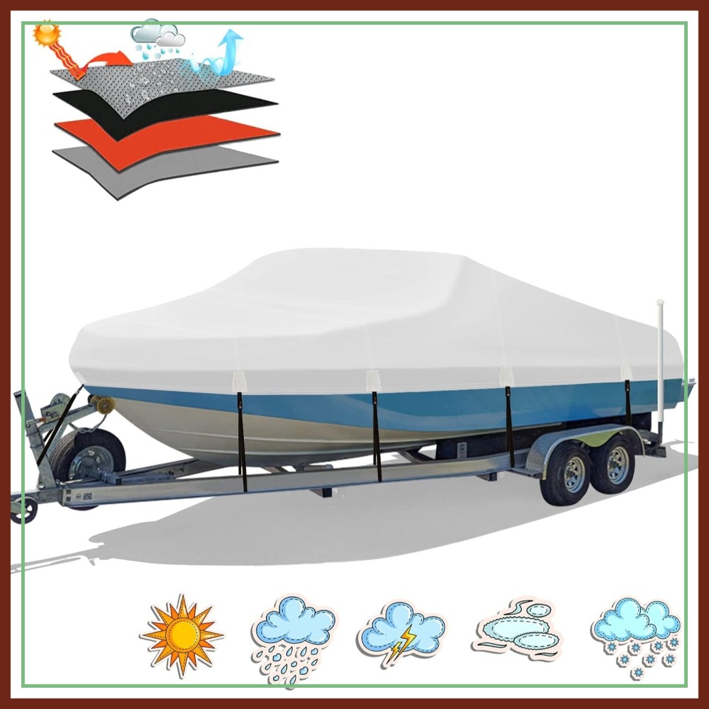 Heavy Duty 1200D PU Waterproof - Fishing Boat Cover reseña y precio