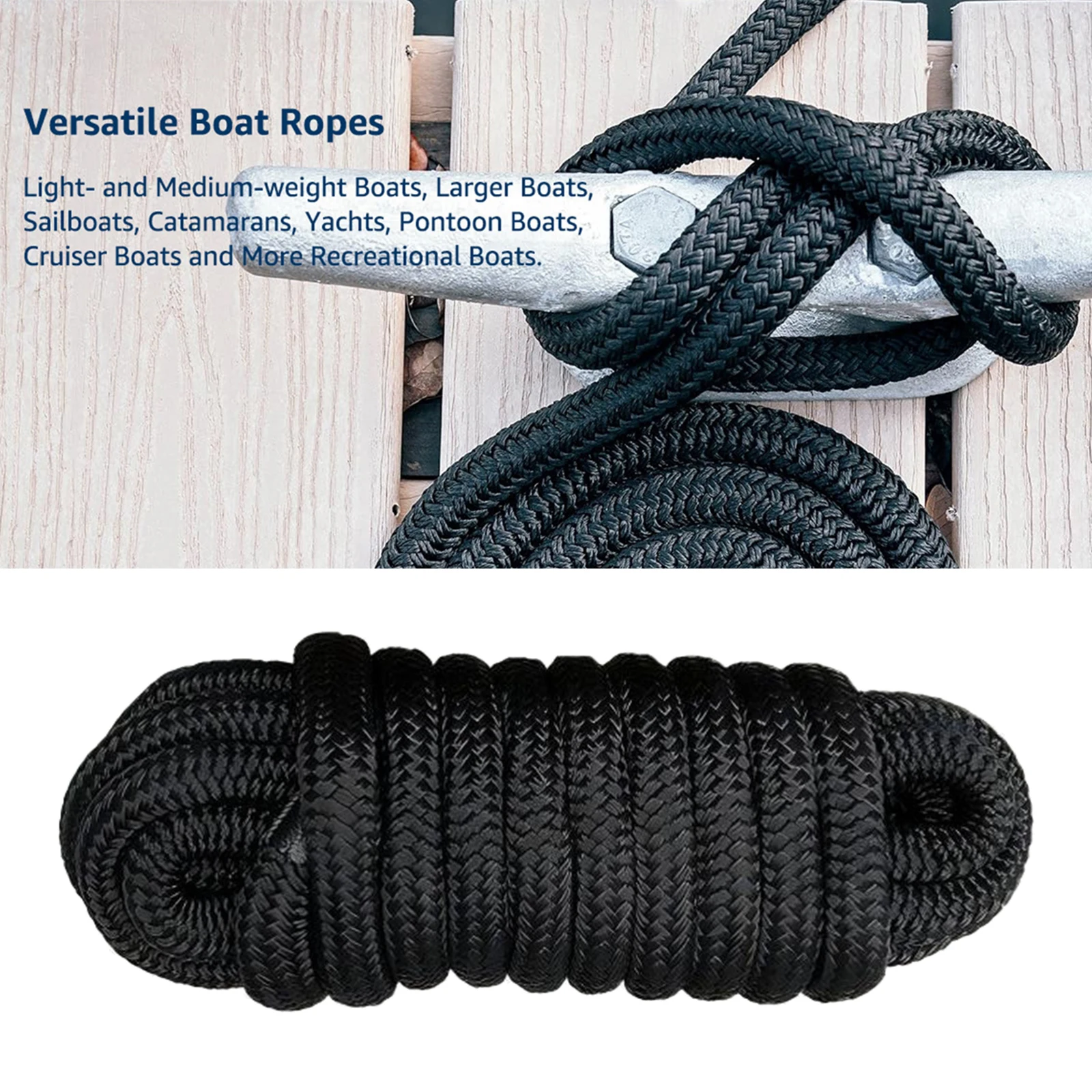 Marine Dock Rope Nylon Docking - Fishing Boat Anchor reseña y precio