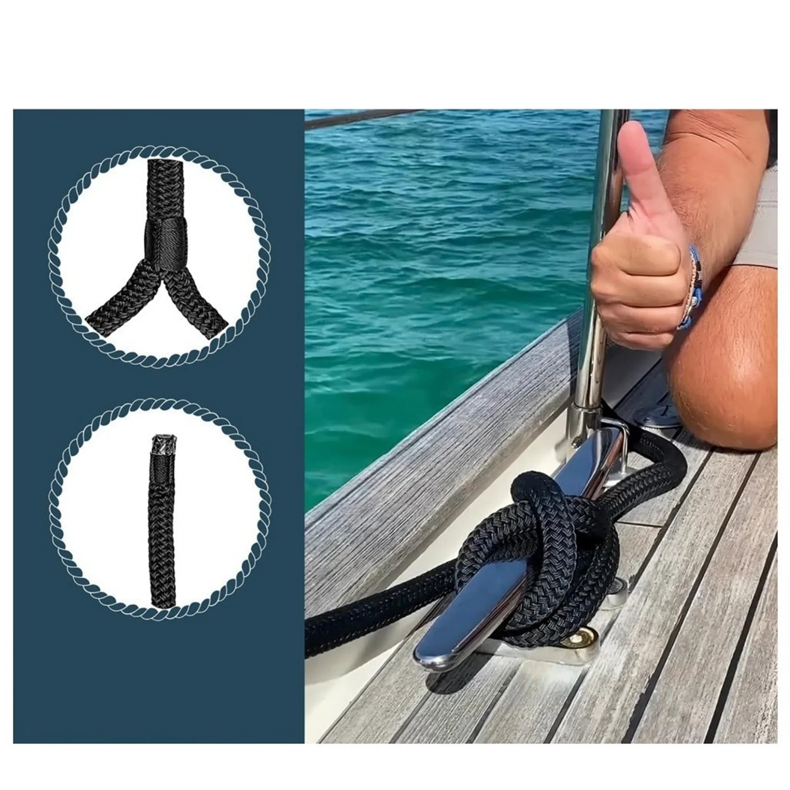Marine Dock Rope Nylon Docking - Fishing Boat Anchor reseña y precio