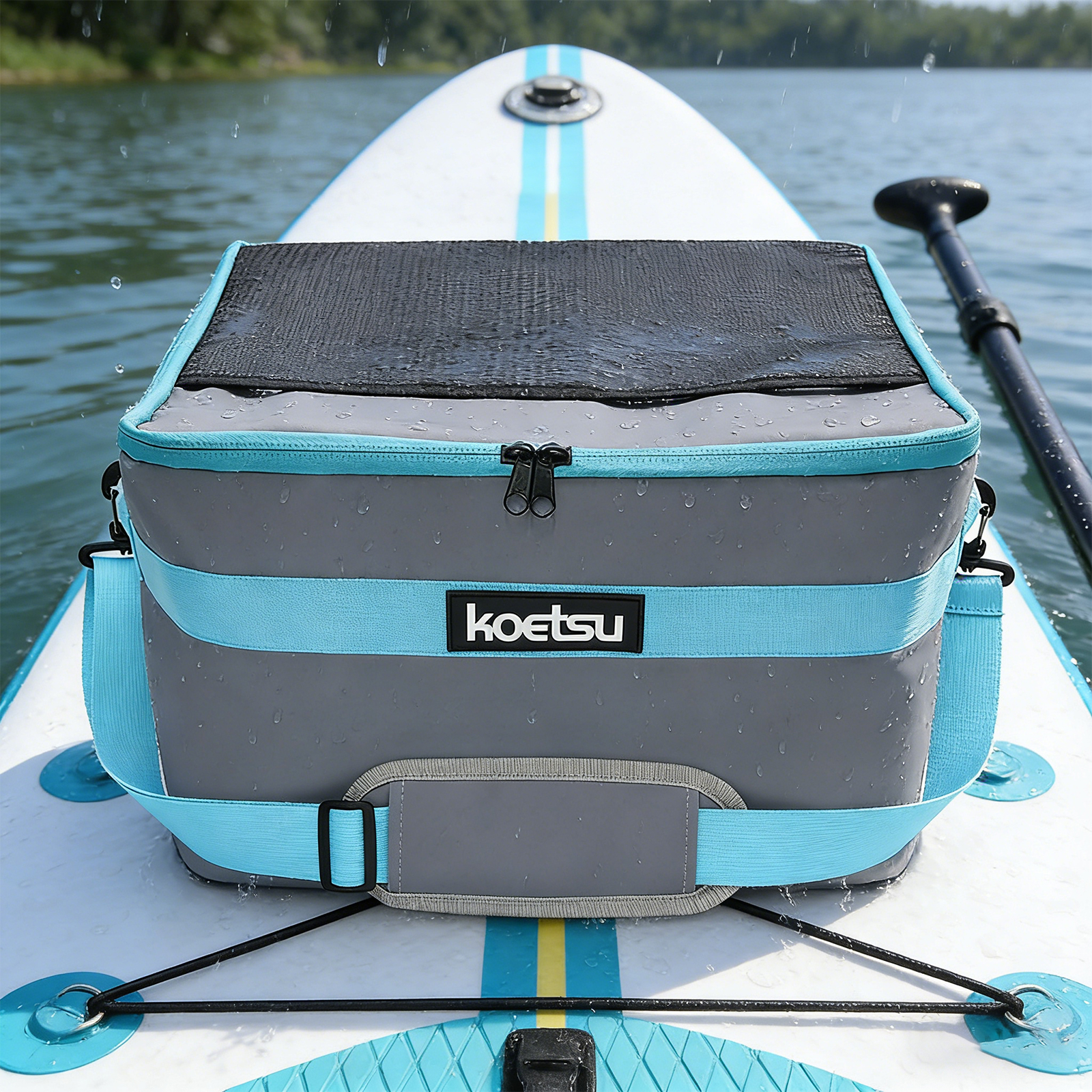 Insulated Paddleboard Cooler w - Fishing Boat Paddle reseña y precio
