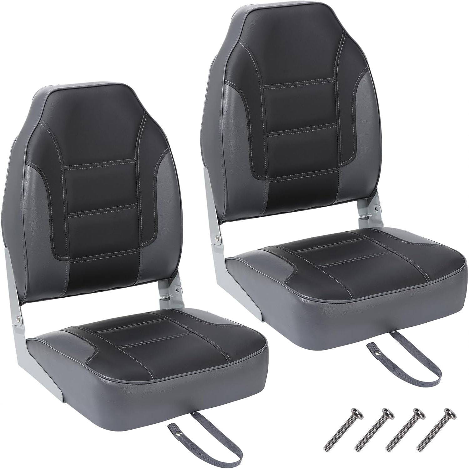 2 Pack Folding Boat Seats, Hig - Fishing Boat Seat reseña y precio