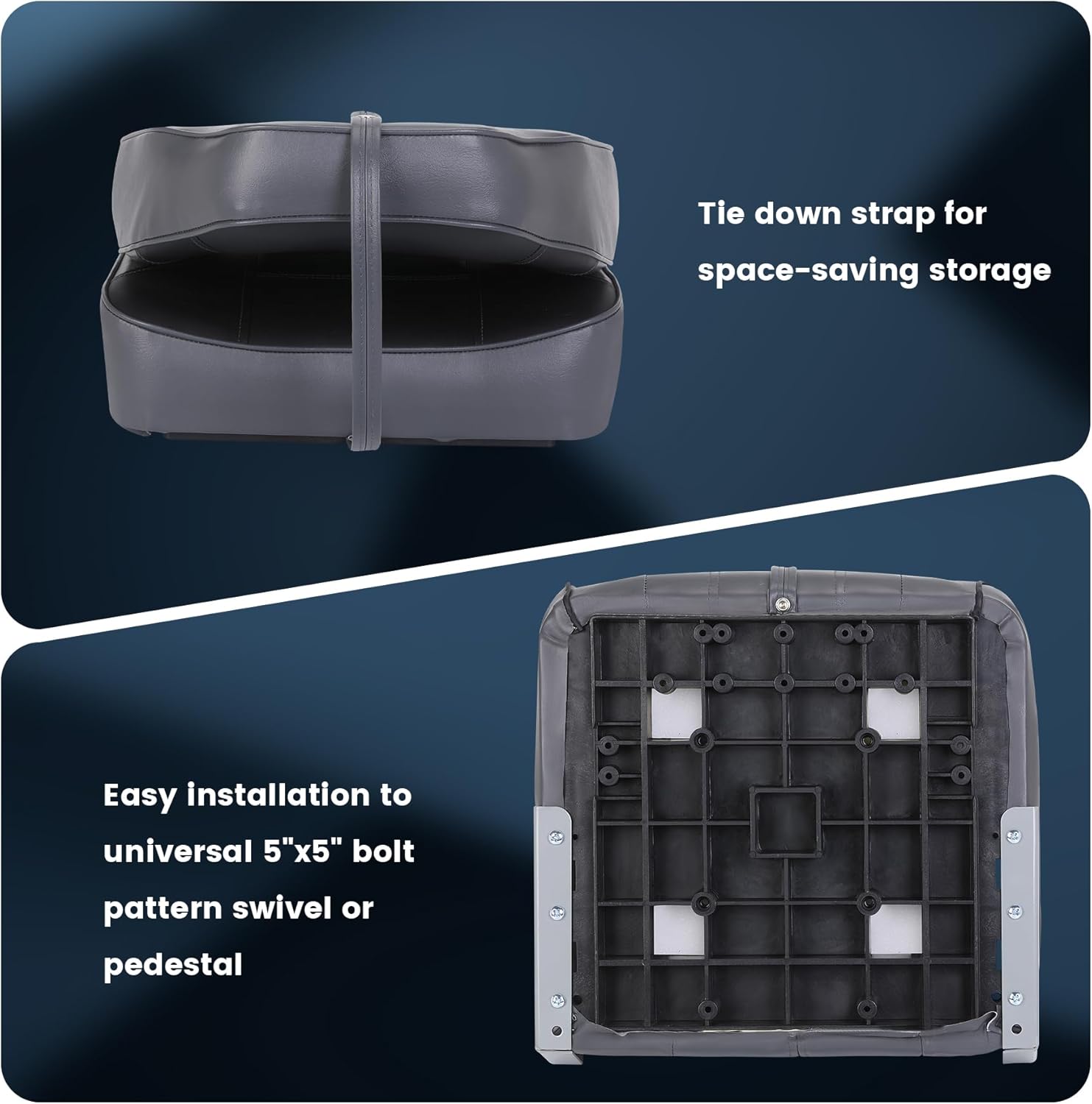2 Pack Folding Boat Seats, Hig - Fishing Boat Seat reseña y precio
