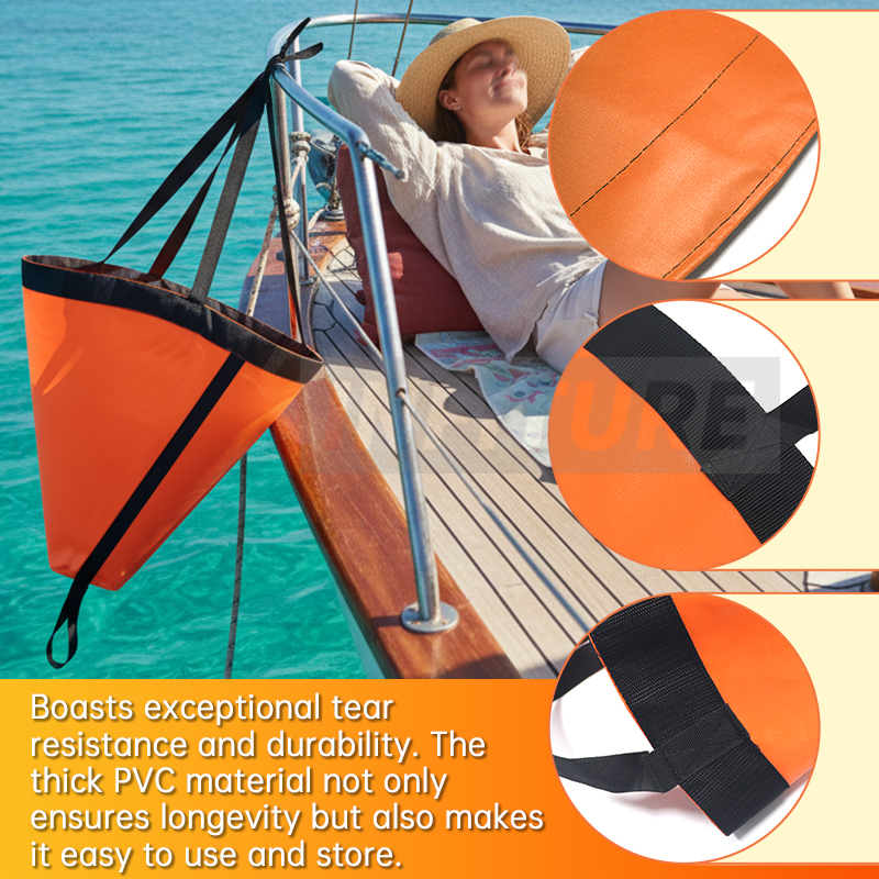 18-53'' Sea Drogue Anchor Floa - Fishing Boat Anchor reseña y precio