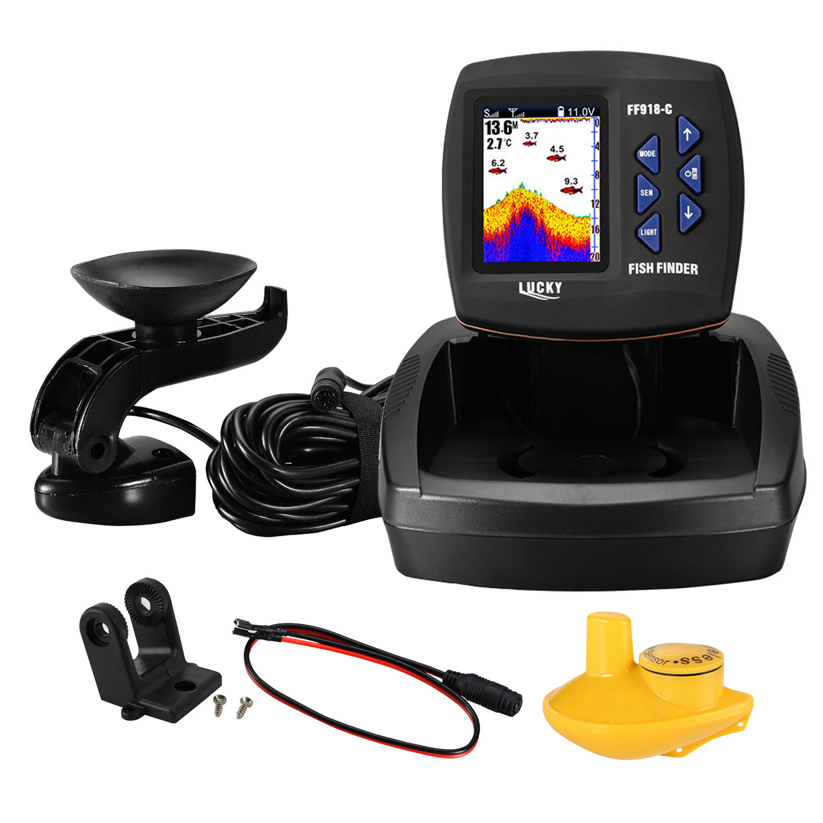 Portable Fish Finder Wireless  - Fishing Boat Depth Finder reseña y precio