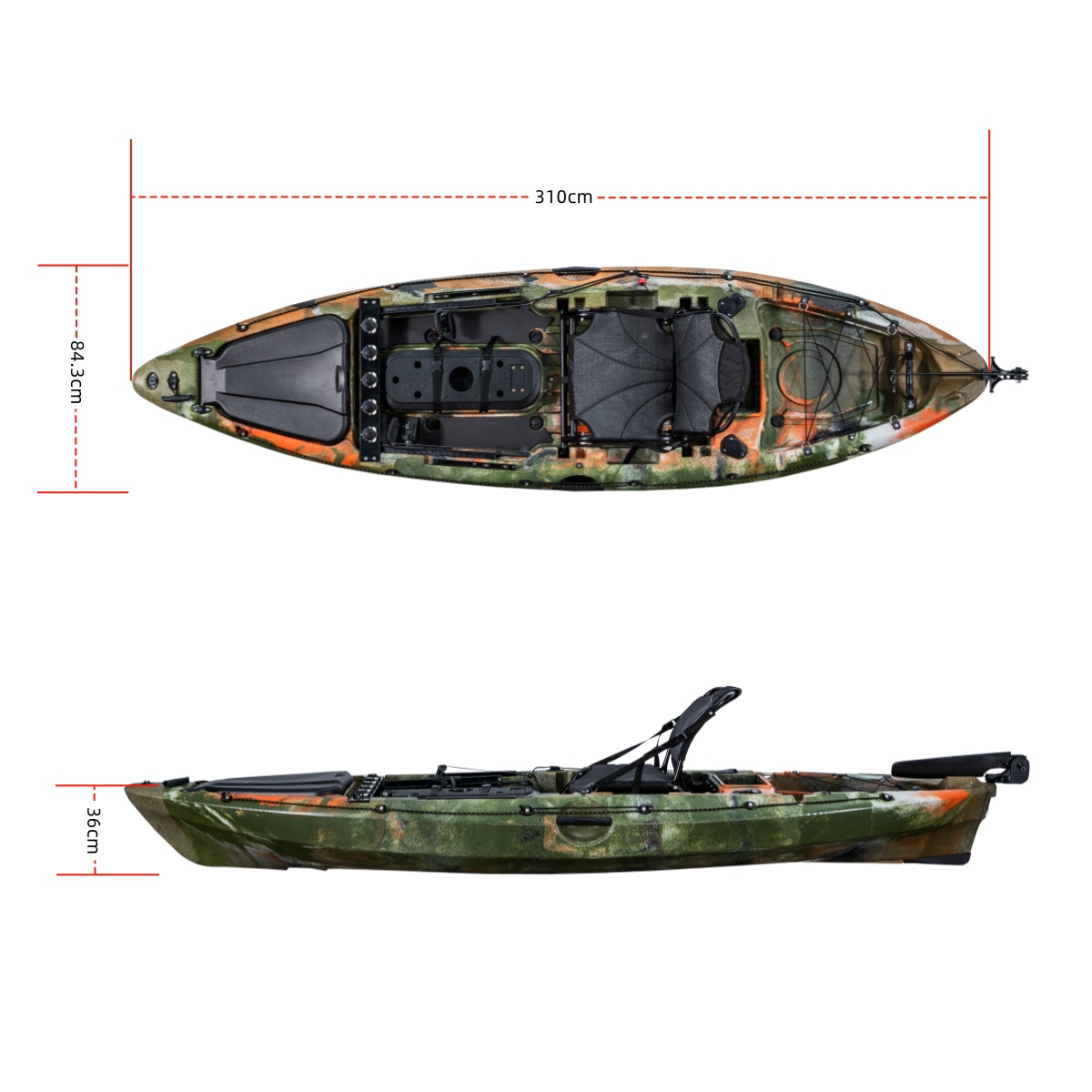 First-class Single Fishing Kay - Fishing Boat Seat reseña y precio