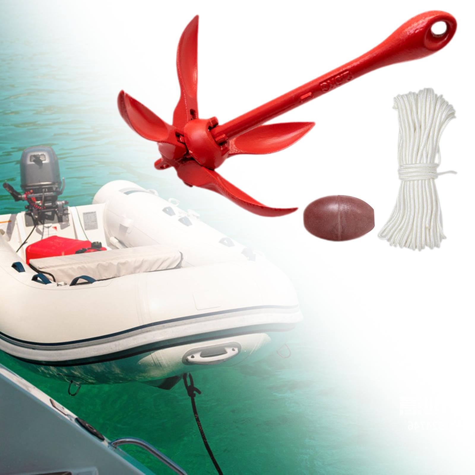 Folding Grapnel Boat Anchor Gr - Fishing Boat Anchor reseña y precio