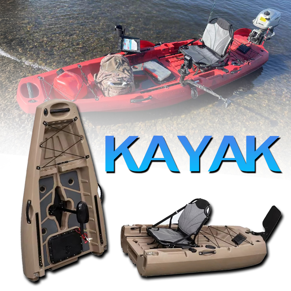 Modular Kayak With Engine Fish - Fishing Boat Paddle reseña y precio