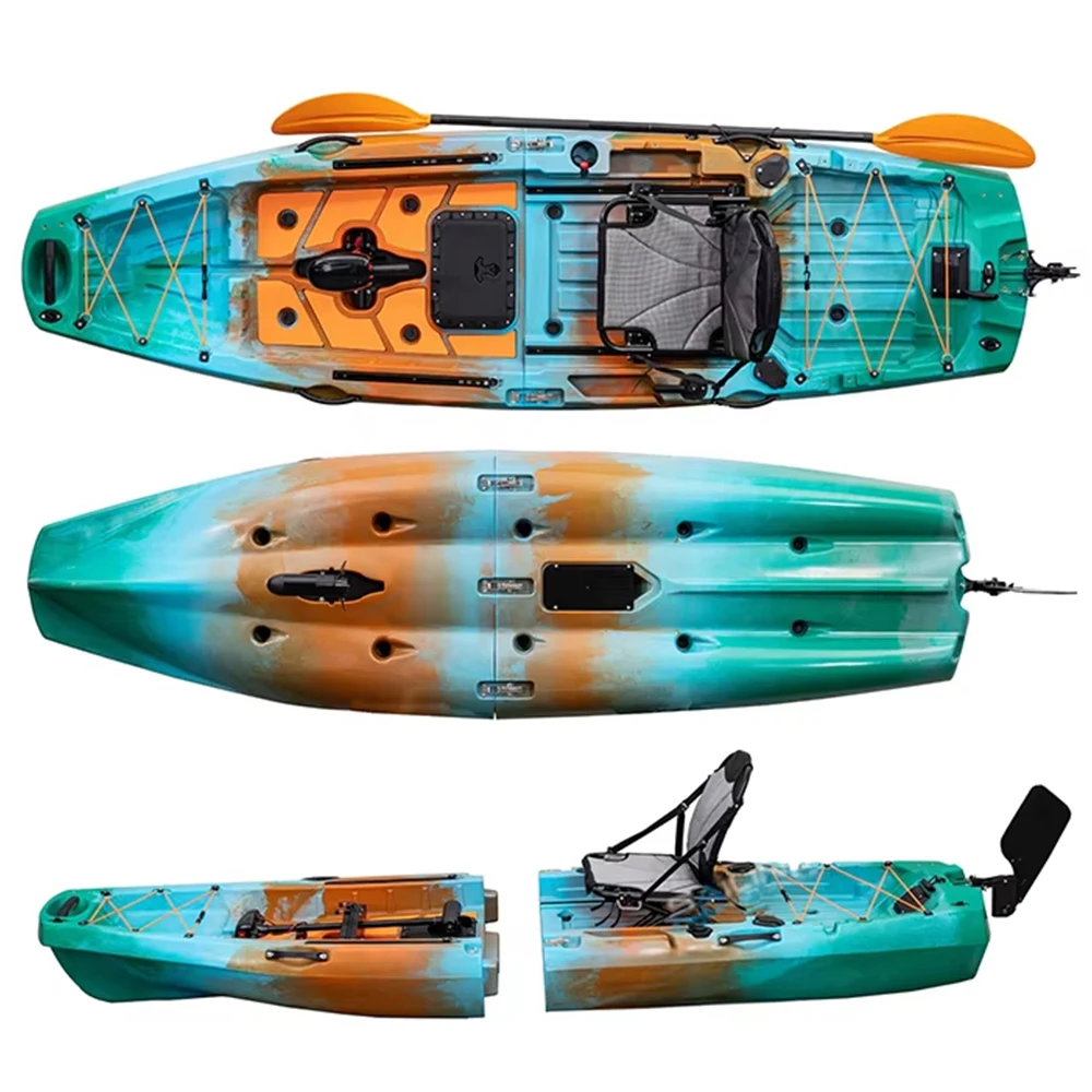 Modular Kayak With Engine Fish - Fishing Boat Paddle reseña y precio