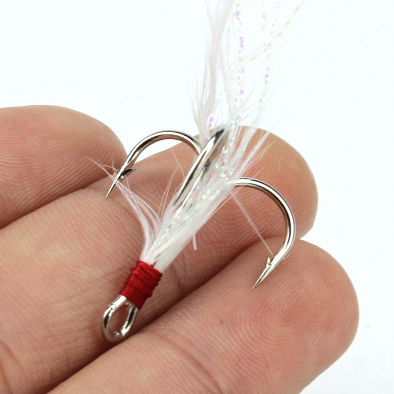 5pcs 4#6#Tied hair three ancho - Fishing Boat Anchor reseña y precio