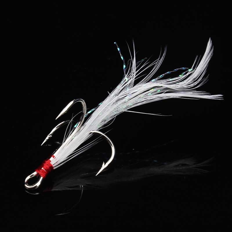 5pcs 4#6#Tied hair three ancho - Fishing Boat Anchor reseña y precio