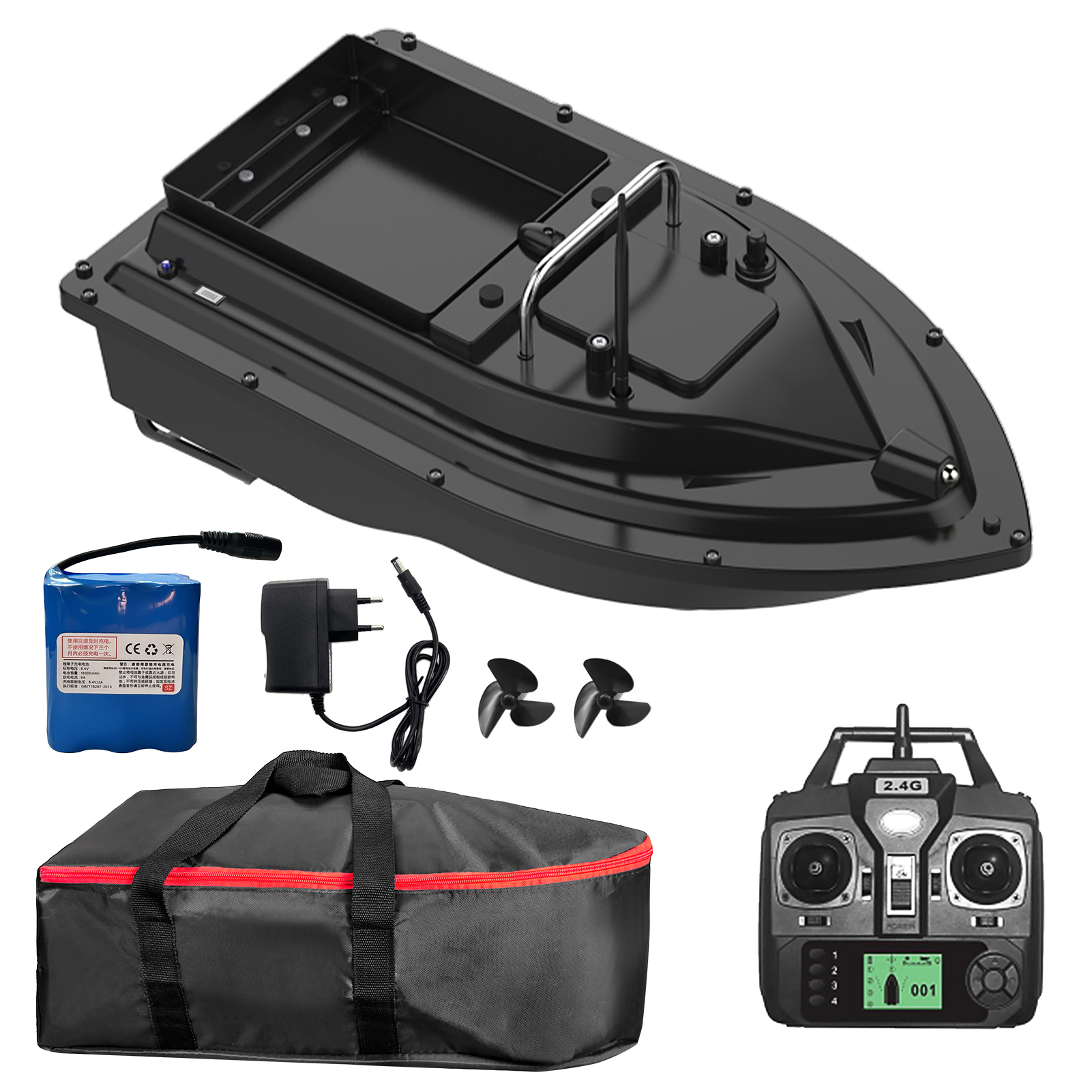 D16E GPS Fishing Bait Boat wit - Fishing Boat Gps reseña y precio